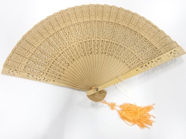 アンティーク　白檀　扇子